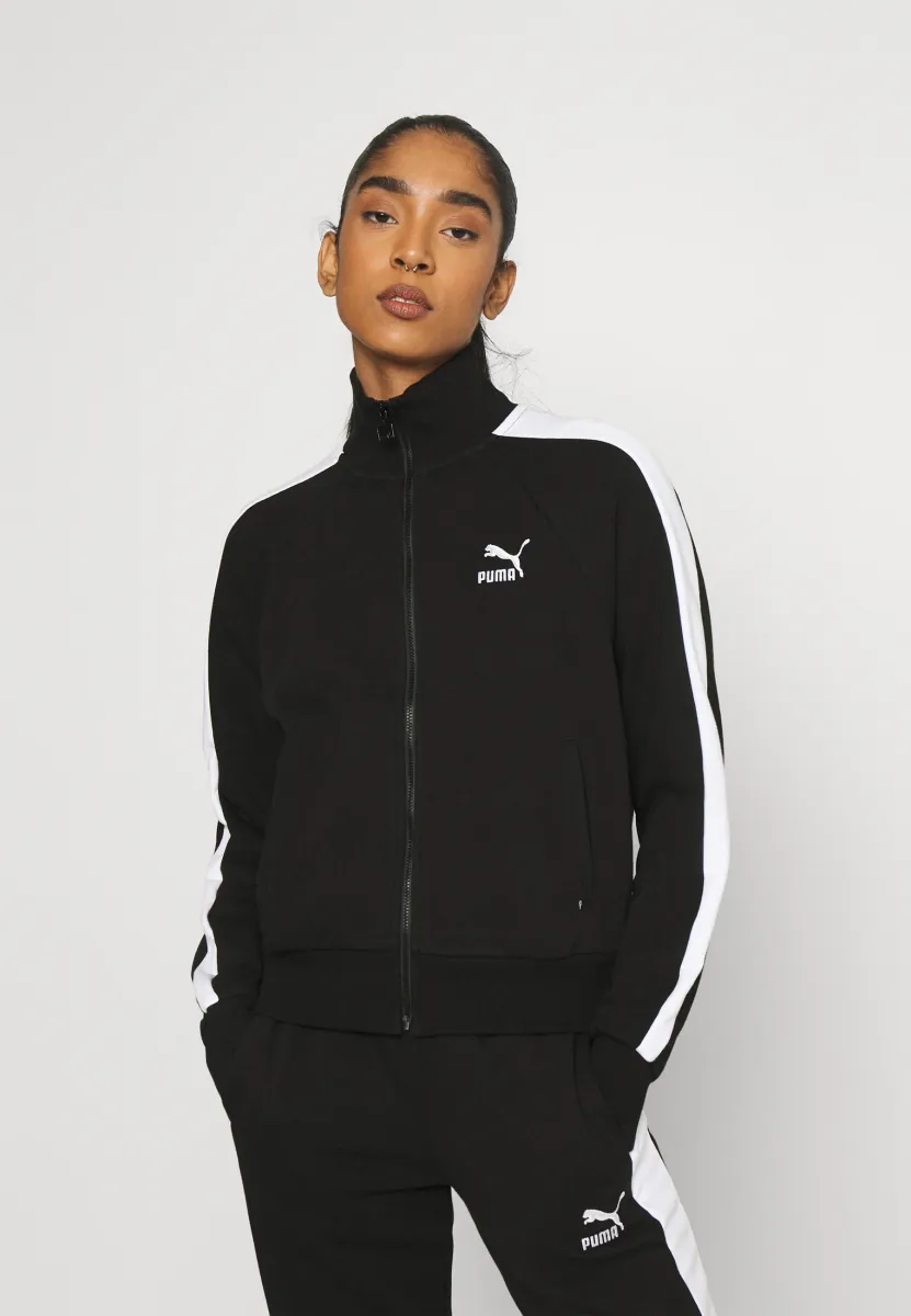 ICONIC T7 TRACK - Sweatjacke - black