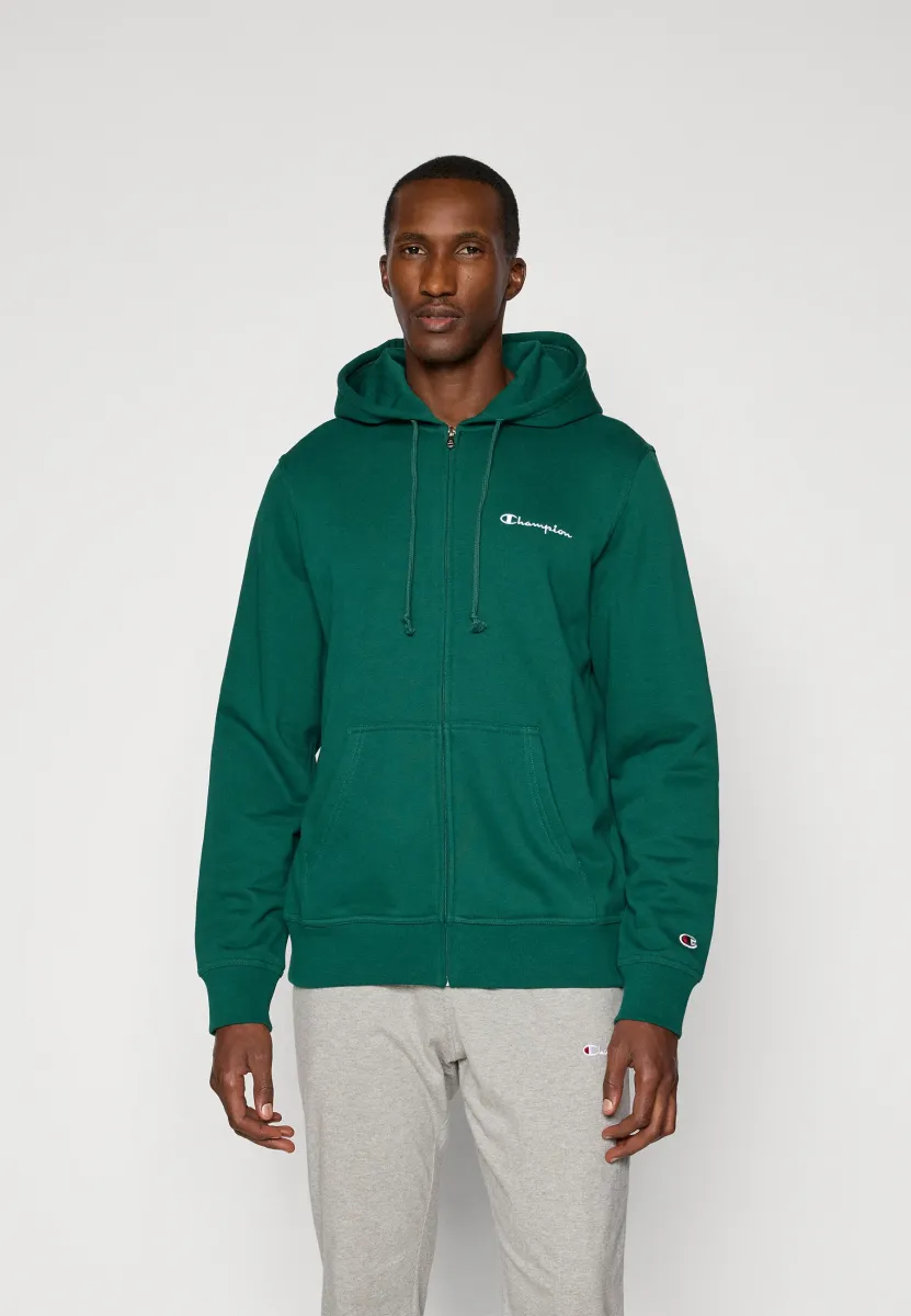ICONS CONTRAST - Sweatjacke - dark green