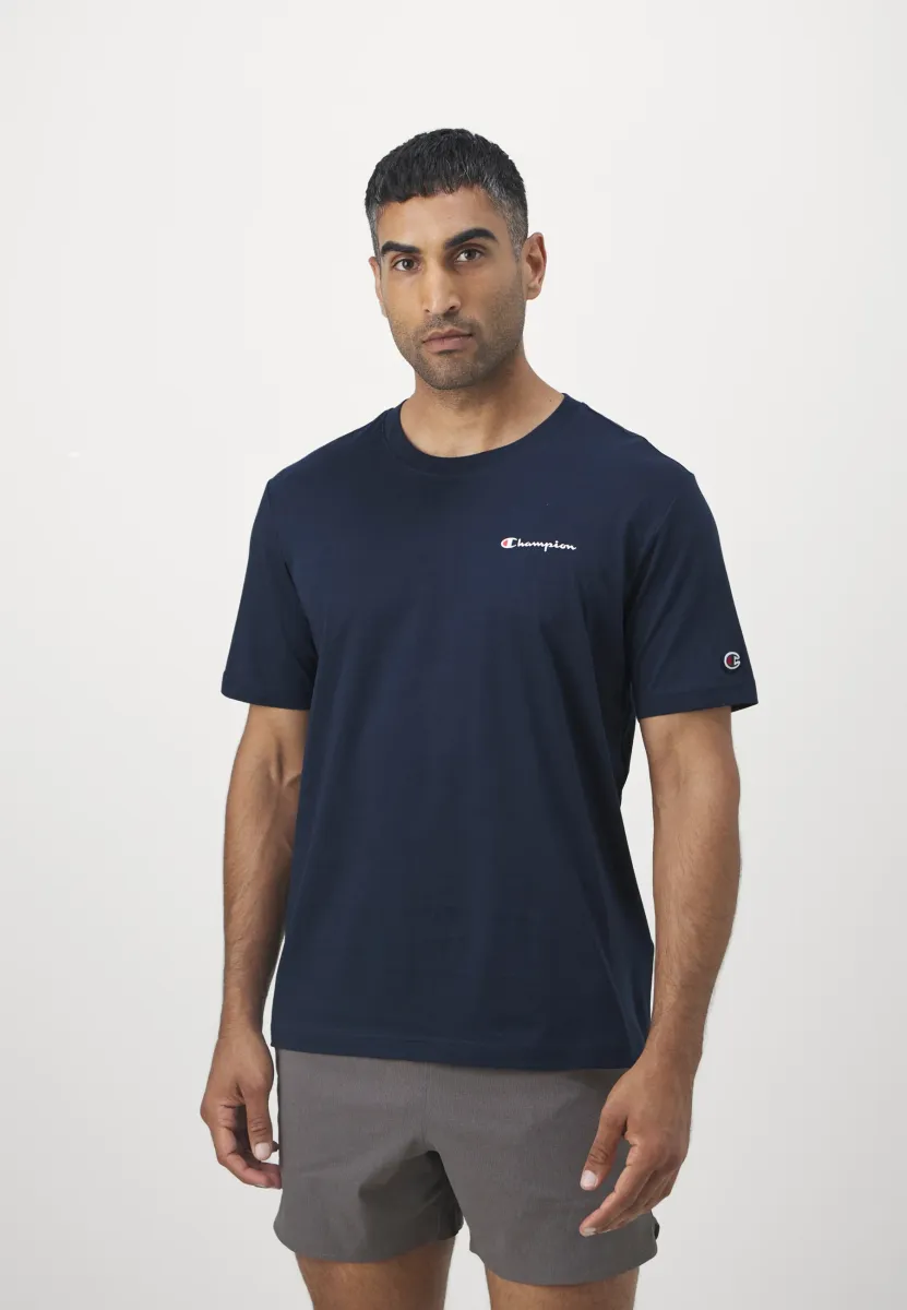 ICONS CREWNECK WITH SMALL LOGO - T-Shirt print - navy