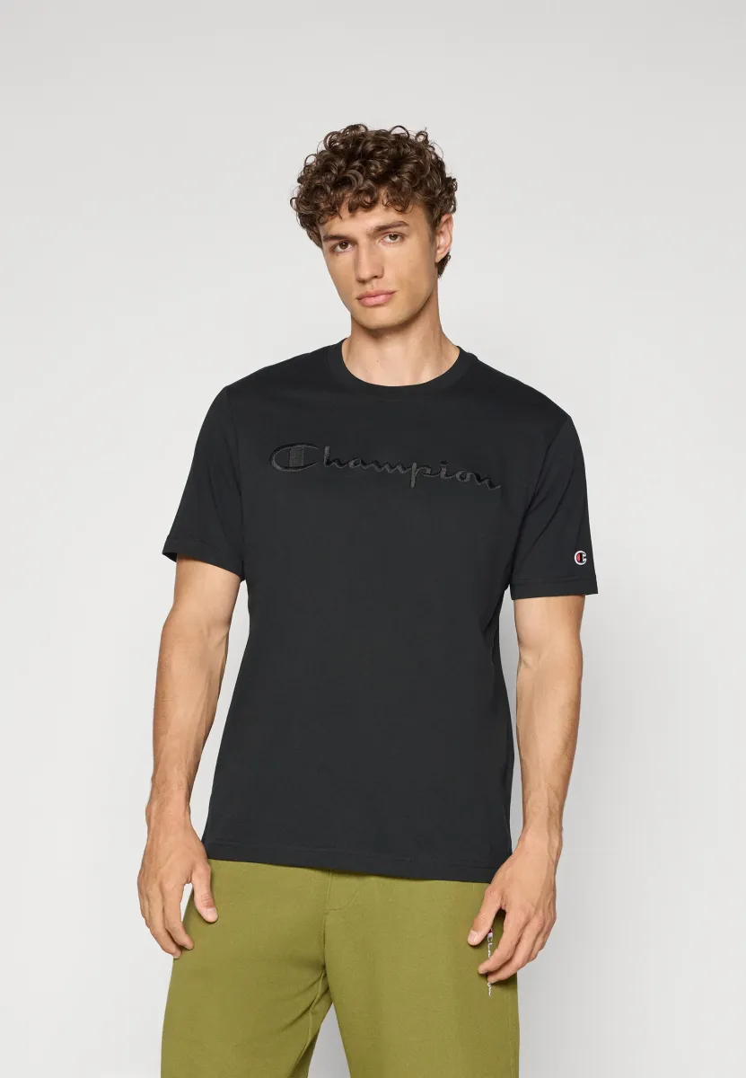 ICONS TONAL CREWNECK WITH LARGE LOGO - T-Shirt print - black