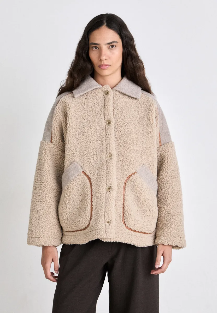 ICY ROCKY - Fleecejacke - fossil