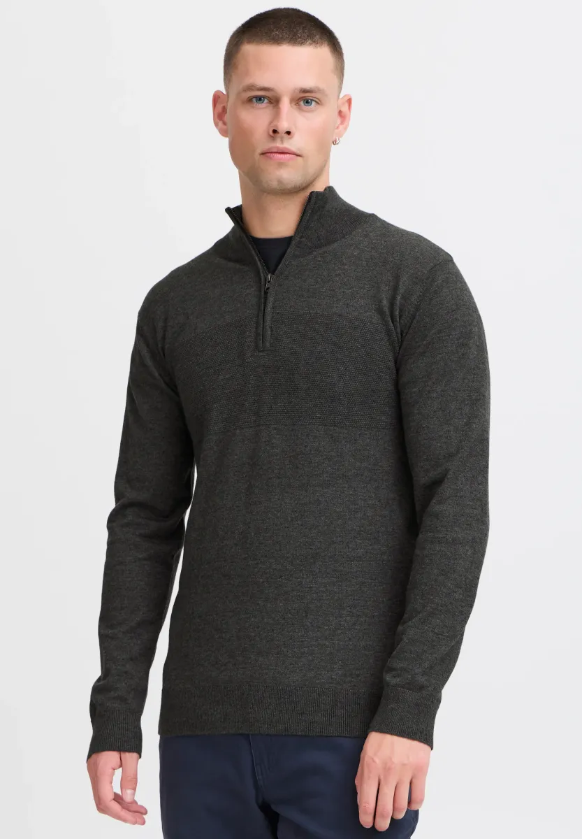 IDErno - Strickpullover - charcoal mix