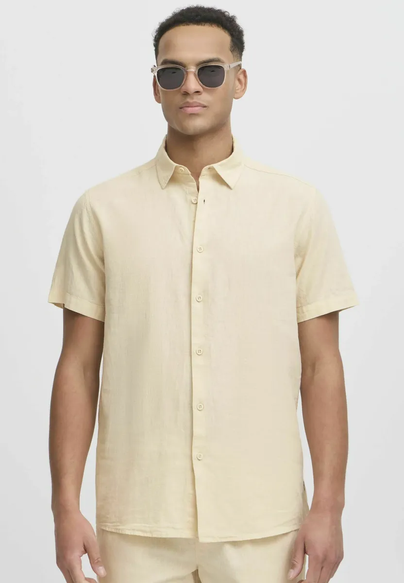 IDMONK LINEN MIX - Hemd - fog