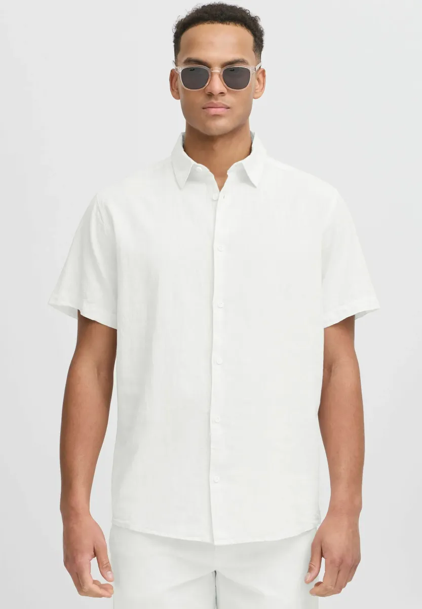 IDMONK LINEN MIX - Hemd - offwhite