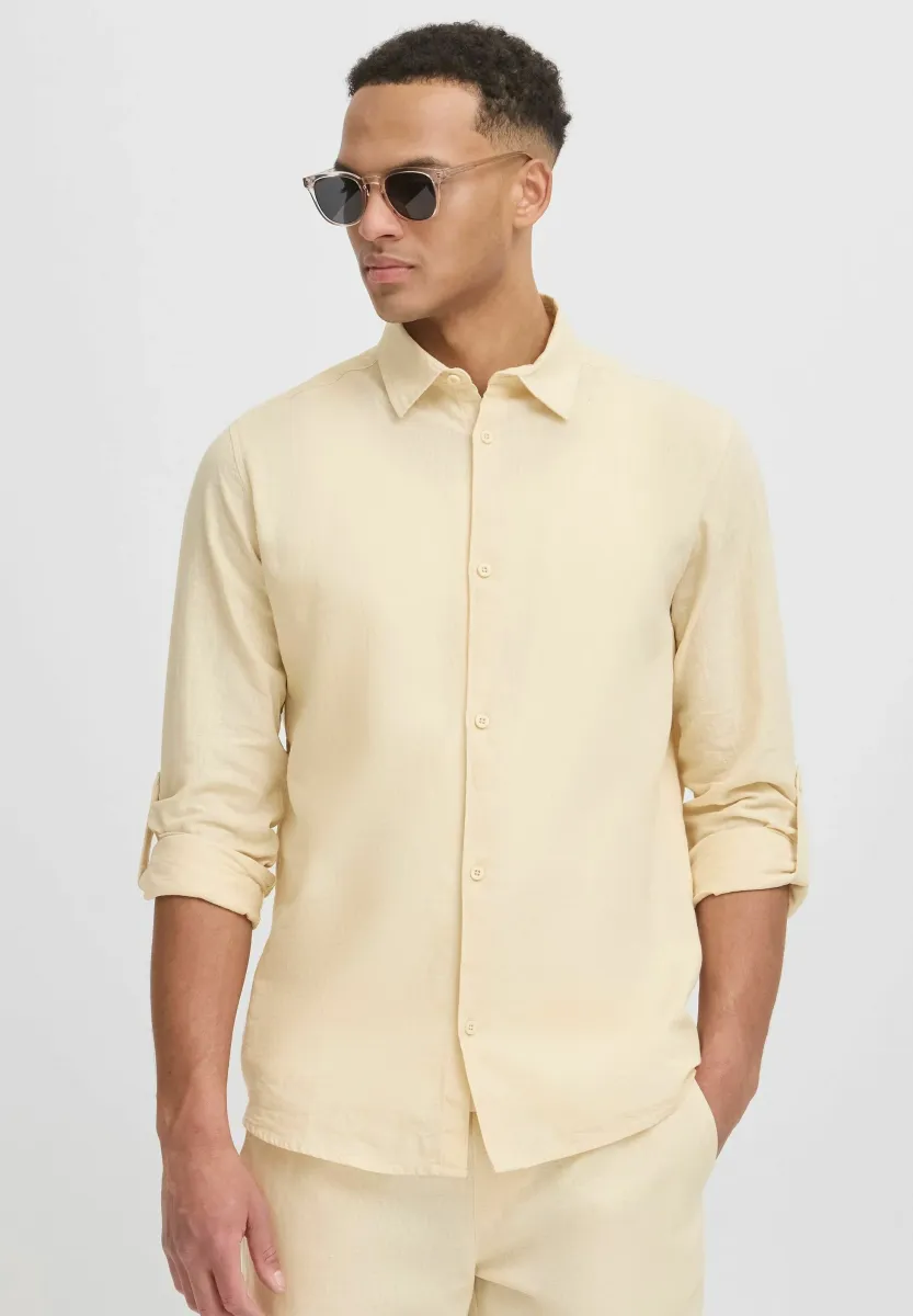 IDMONKO LINEN MIX - Hemd - fog