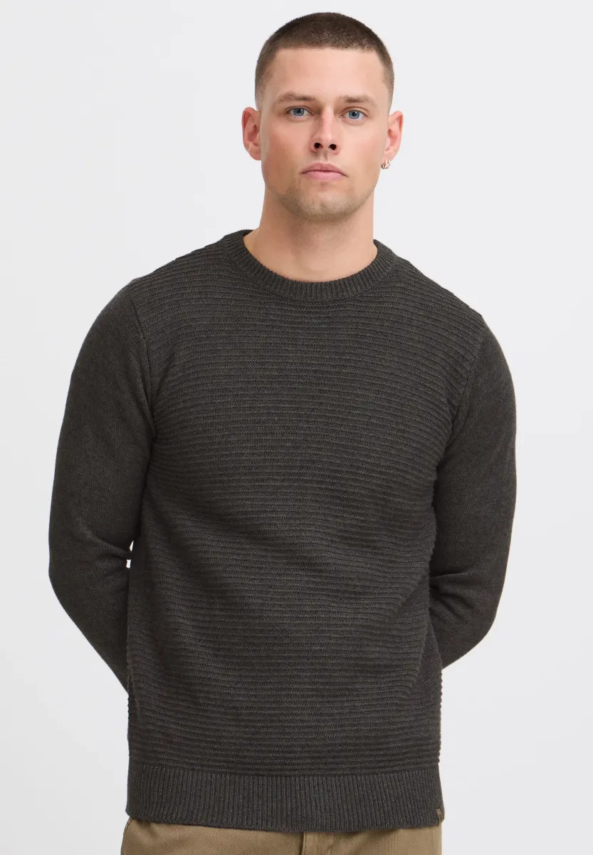 IDRICARDO - Strickpullover - mottled grey
