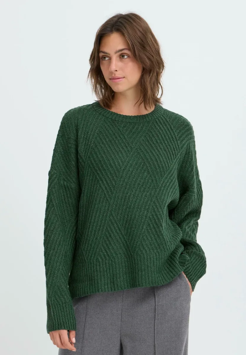 IHBOMMA - Strickpullover - pineneedle