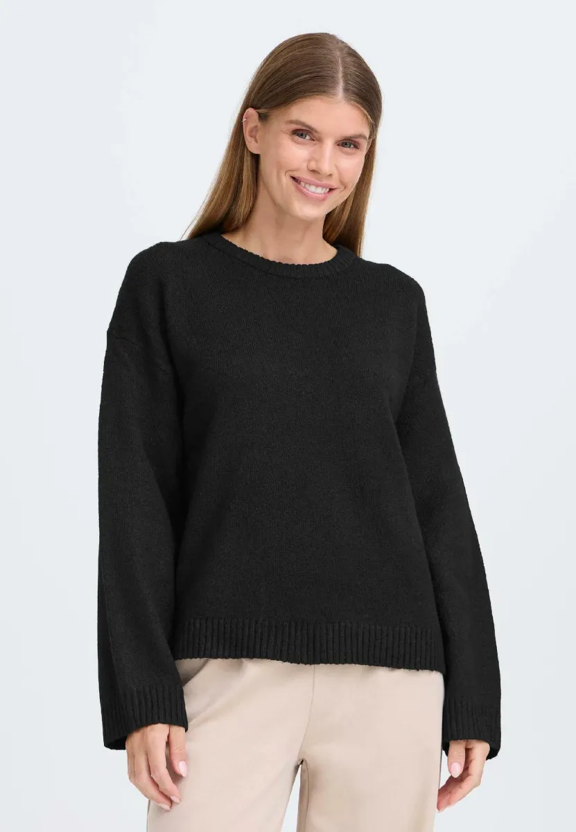 IHCOMOS - Strickpullover - black