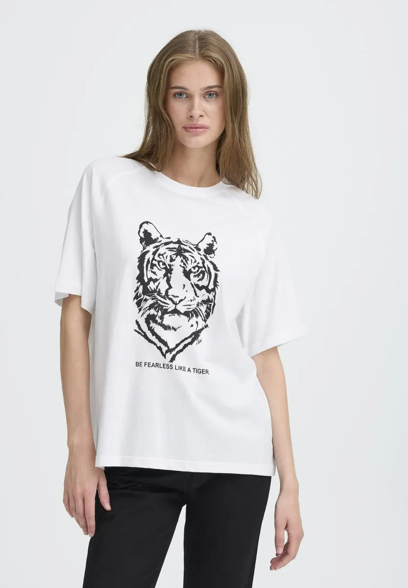 IHELLY SS - T-Shirt print - bright white