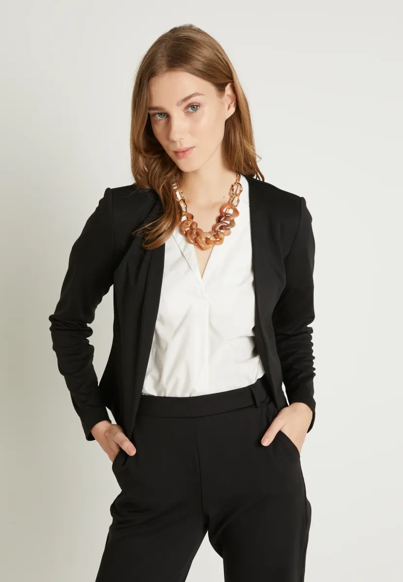 IHKATE SHORT BL - Strickjacke - black