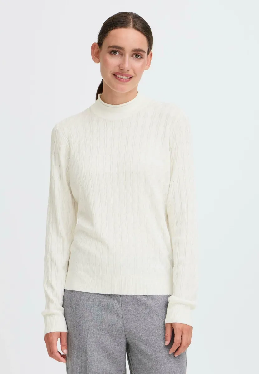 IHSALLY - Strickpullover - cloud dancer