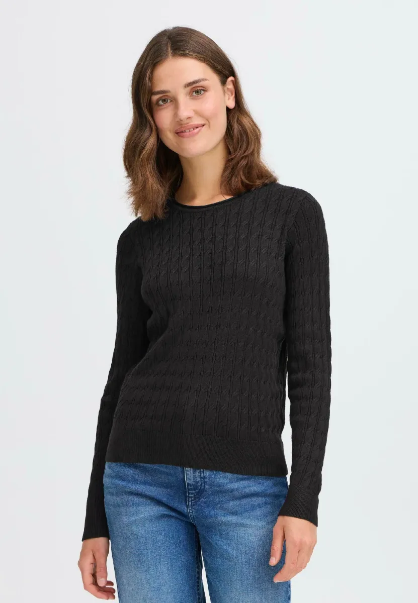IHSISSE - Strickpullover - black