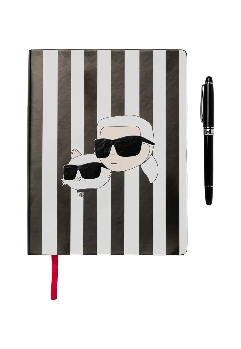 IKON NOTEBOOK + PEN SET - Sonstige Accessoires - black white