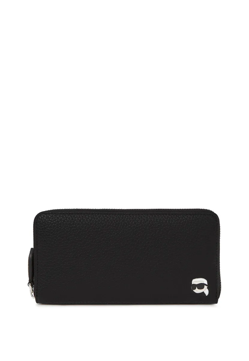 IKON PEBBLE PIN CONT WALLET - Geldbörse - black
