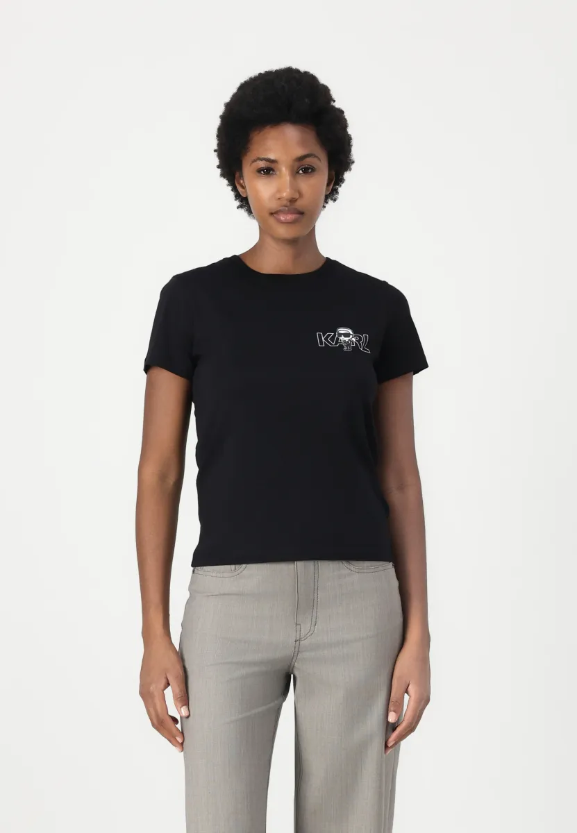 IKON SEASONAL SLIM FIT - T-Shirt print - black