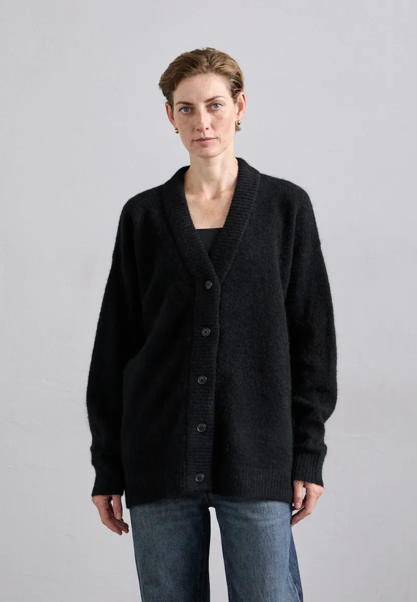 ILARIA - Strickjacke - black