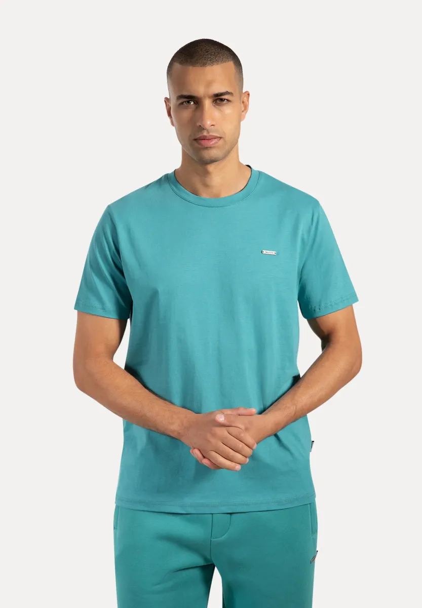 ILYAS - T-Shirt basic - petrol