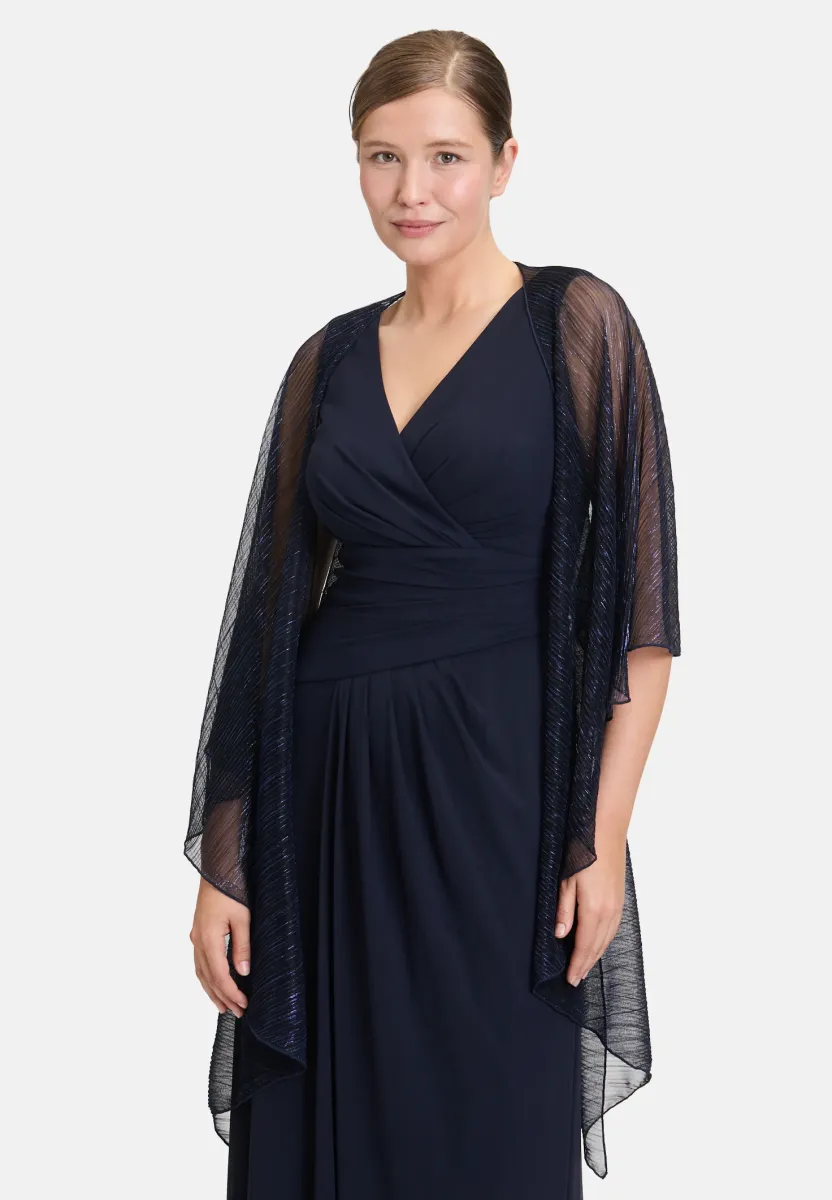 IM GLITZER-LOOK - Cape - blue/black