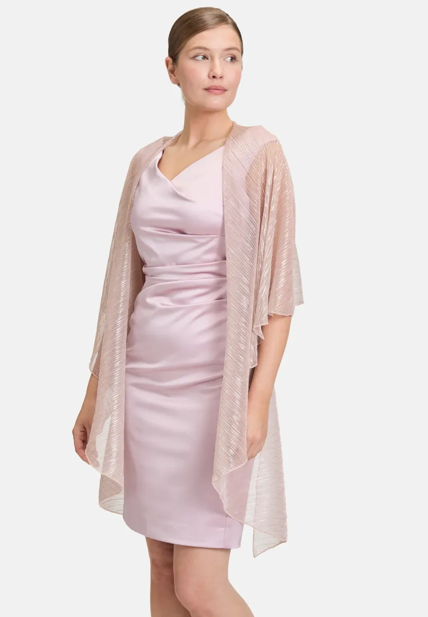 IM GLITZER-LOOK - Cape - rosé silver