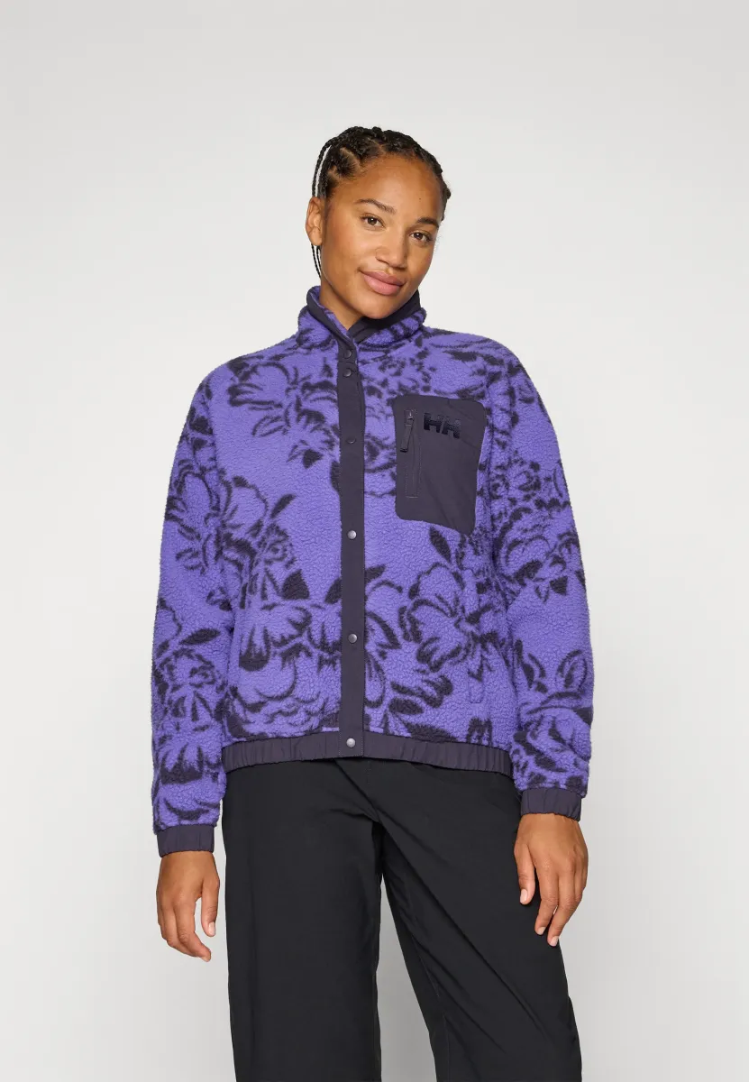IMPERIAL PRINTED SNAP - Fleecejacke - ultra violet