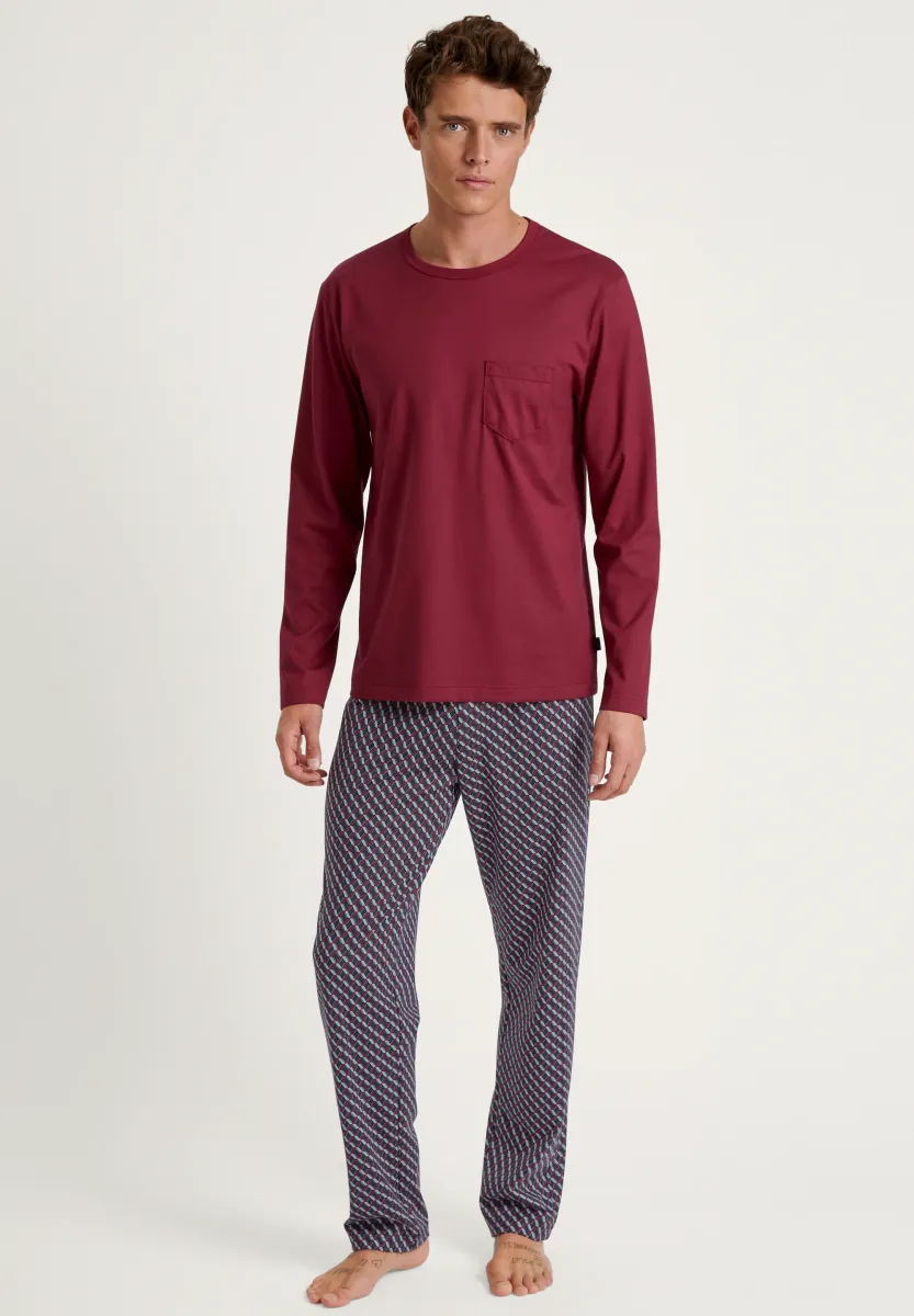 IMPRINT LANG - Nachtwäsche Set - mars red