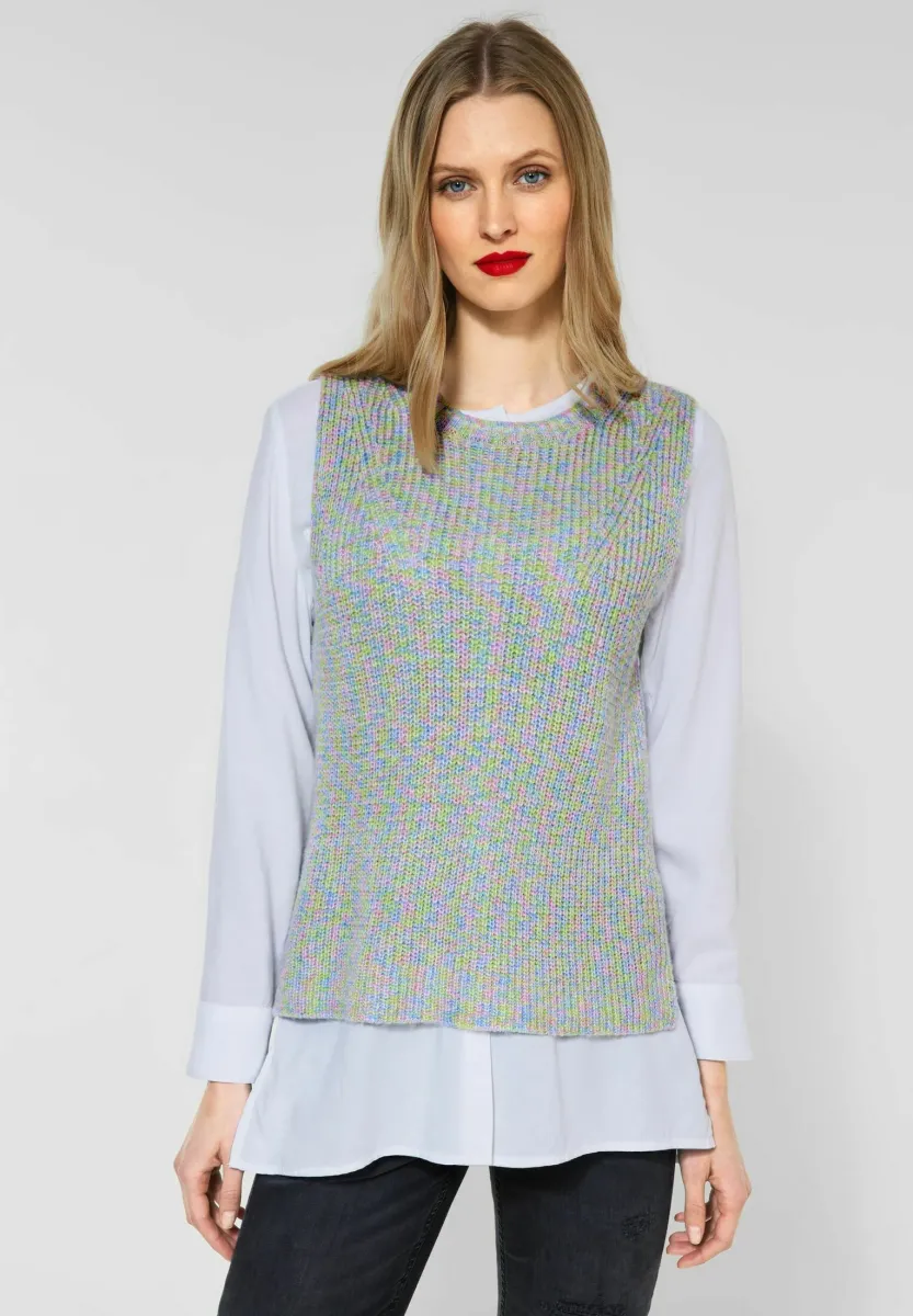 IN MULTICOLOUR - Strickpullover - lila