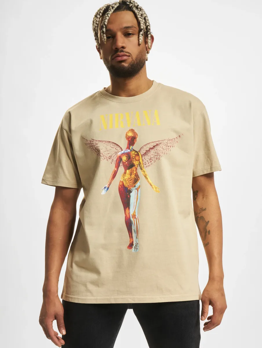 IN UTERO OVERSIZE - T-Shirt print - sand