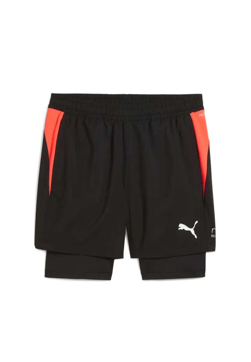 INDIVIDUAL 2-IN-1  - Kurze Sporthose - black