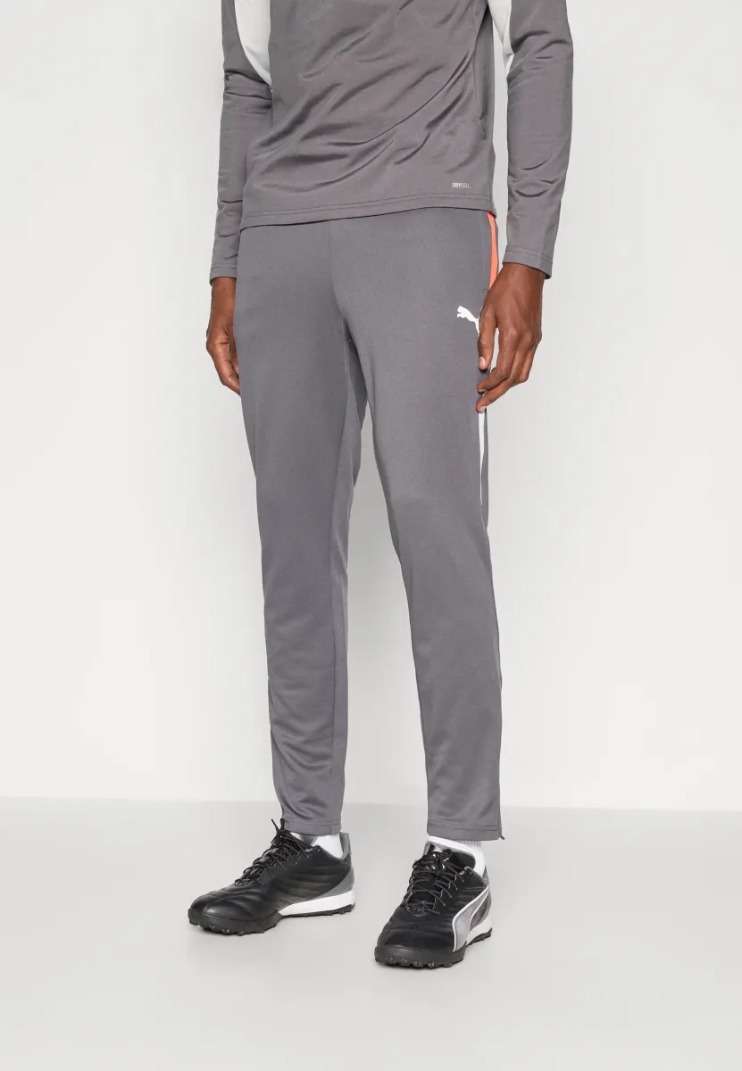 INDIVIDUALLIGA TRAINING PANTS - Jogginghose - shadow gray/white/glowing red