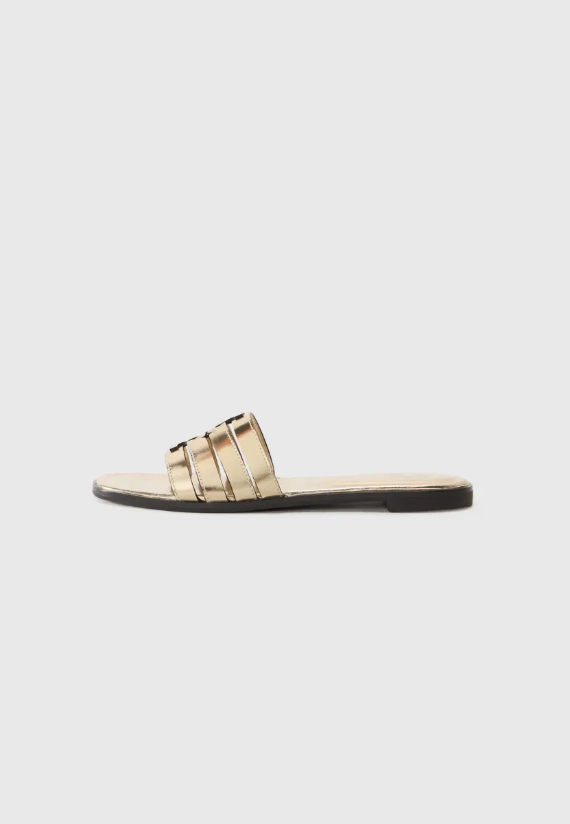 INES - Pantolette flach - spark gold