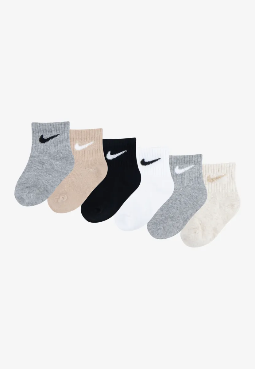 INFANT ANKLE UNISEX 6 PACK - Socken - dark grey heather/black