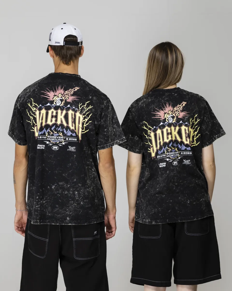 INFERNO UNISEX - T-Shirt print - black whashed