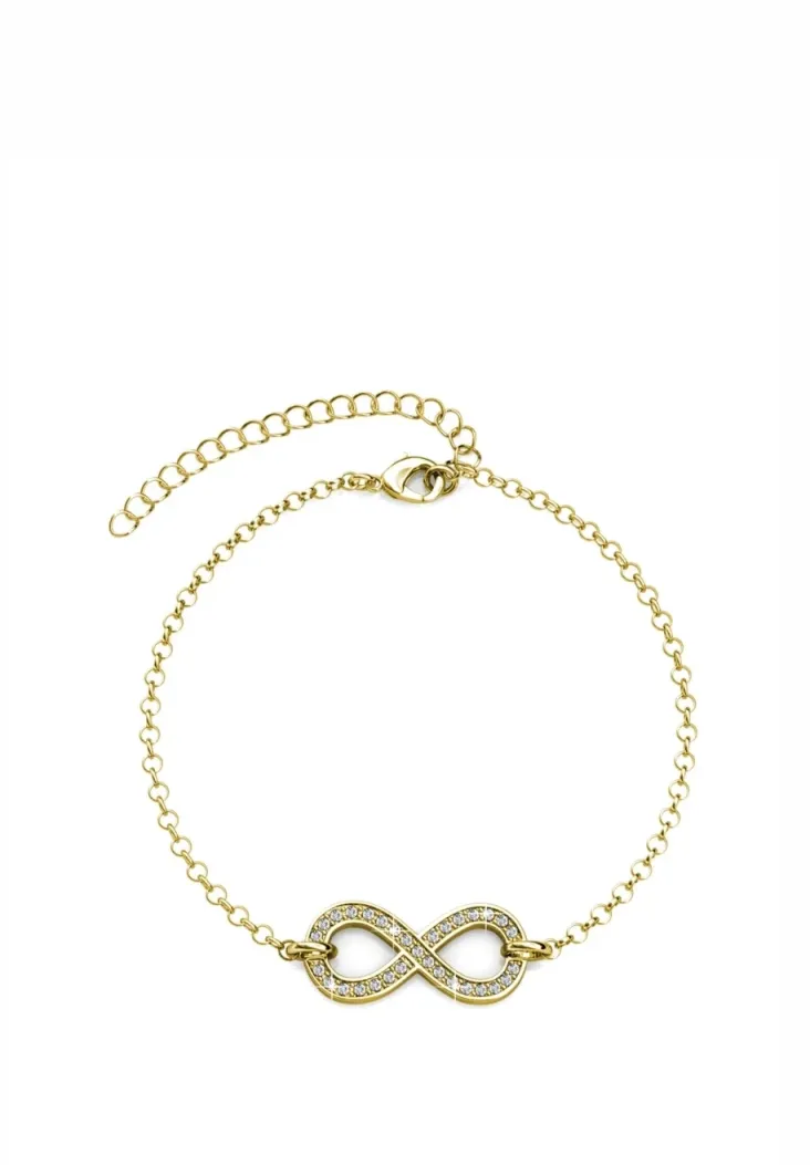INFINITY EIGHT - Armband - doré   cristal