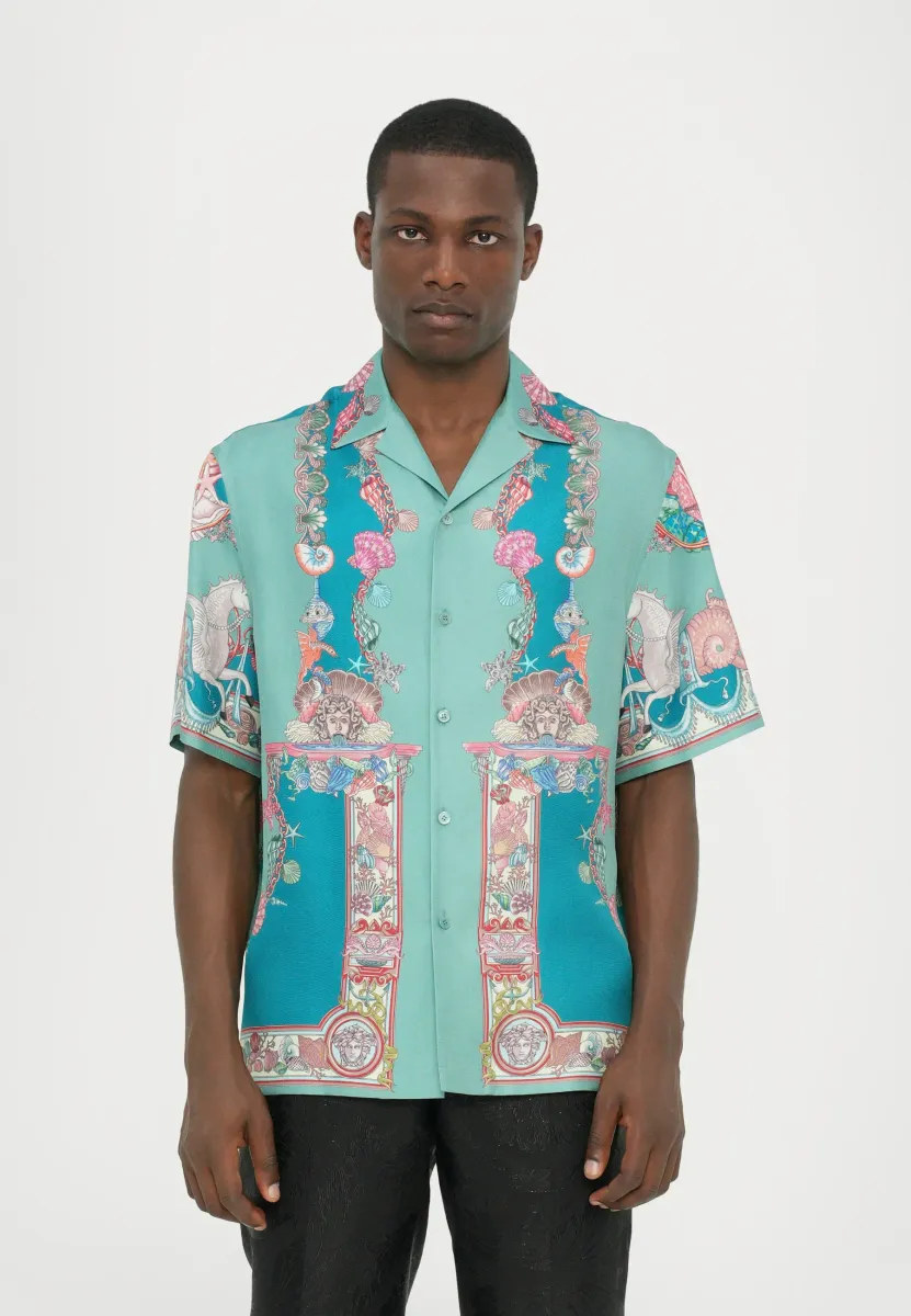 INFORMAL SHIRT CORAL THEATRE PRINT - Hemd - sea green/dark sea green