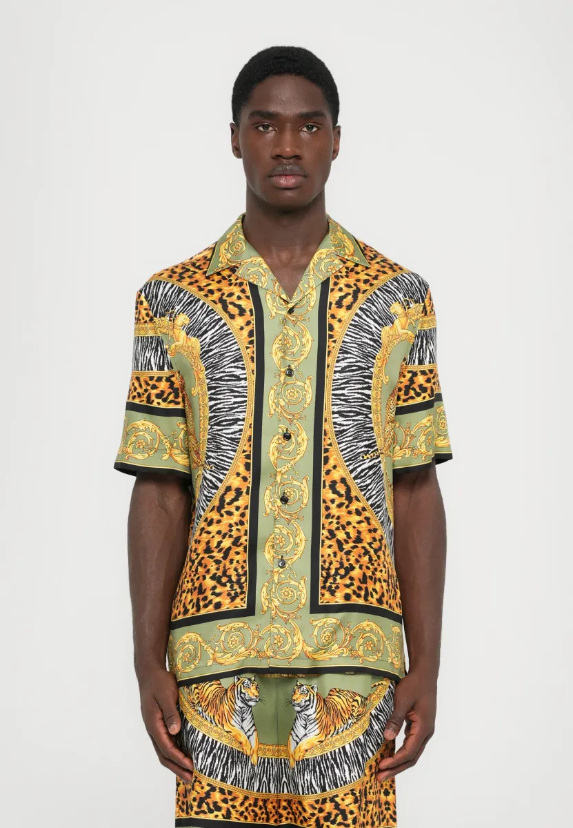INFORMAL SHIRT WILD CATS PRINT - Hemd - green/multi-coloured