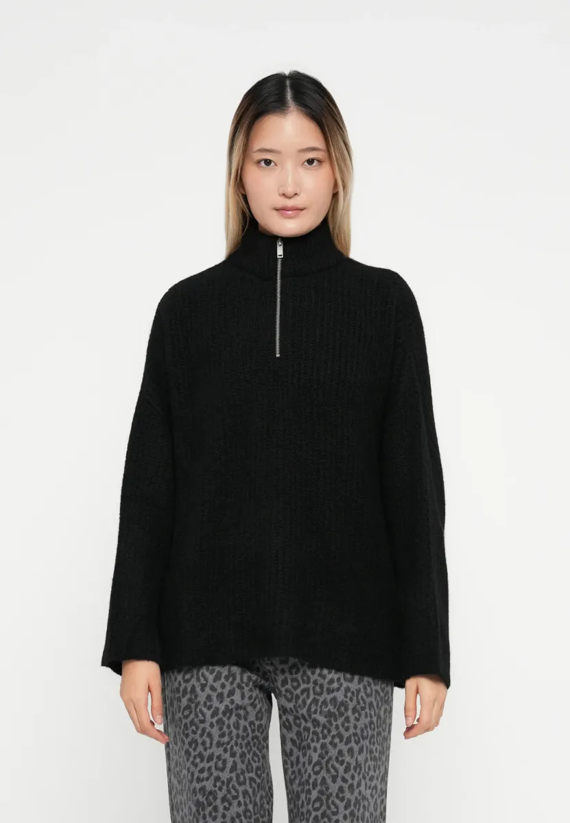 INGE JUMPER - Strickpullover - black