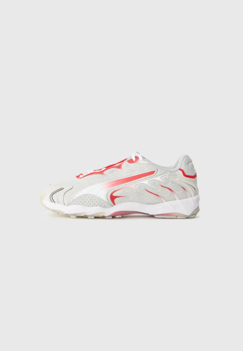 INHALE UNISEX - Sneaker low - light grey/red