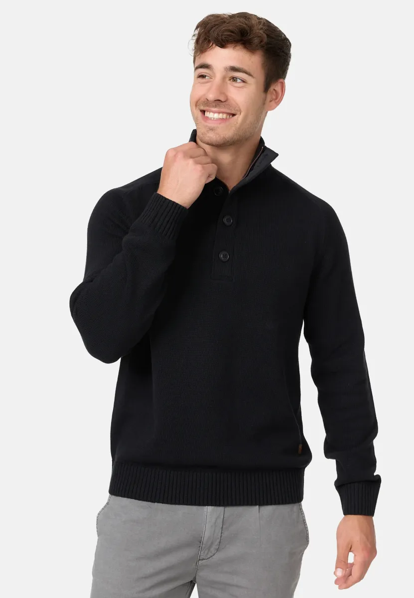 INISALU - Strickpullover - black