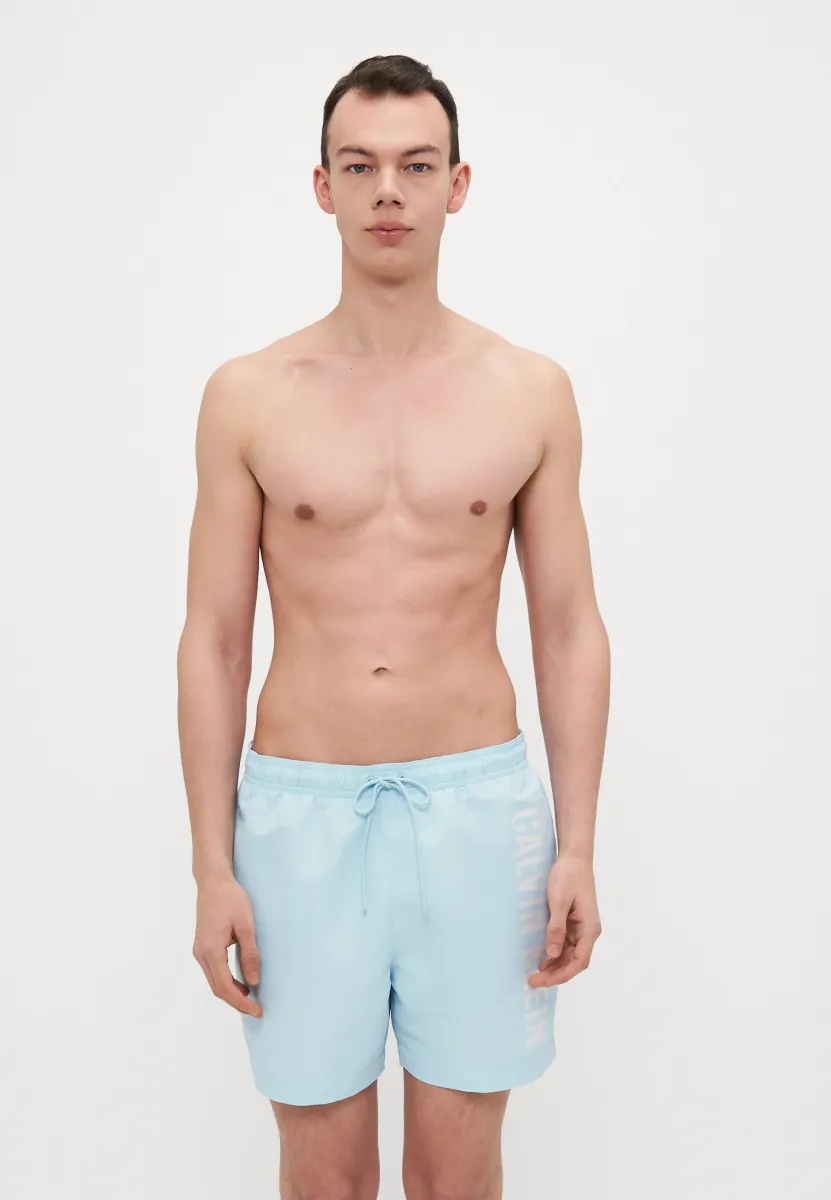 INTENSE POWER MEDIUM DRAWSTRING - Badeshorts - skim blue