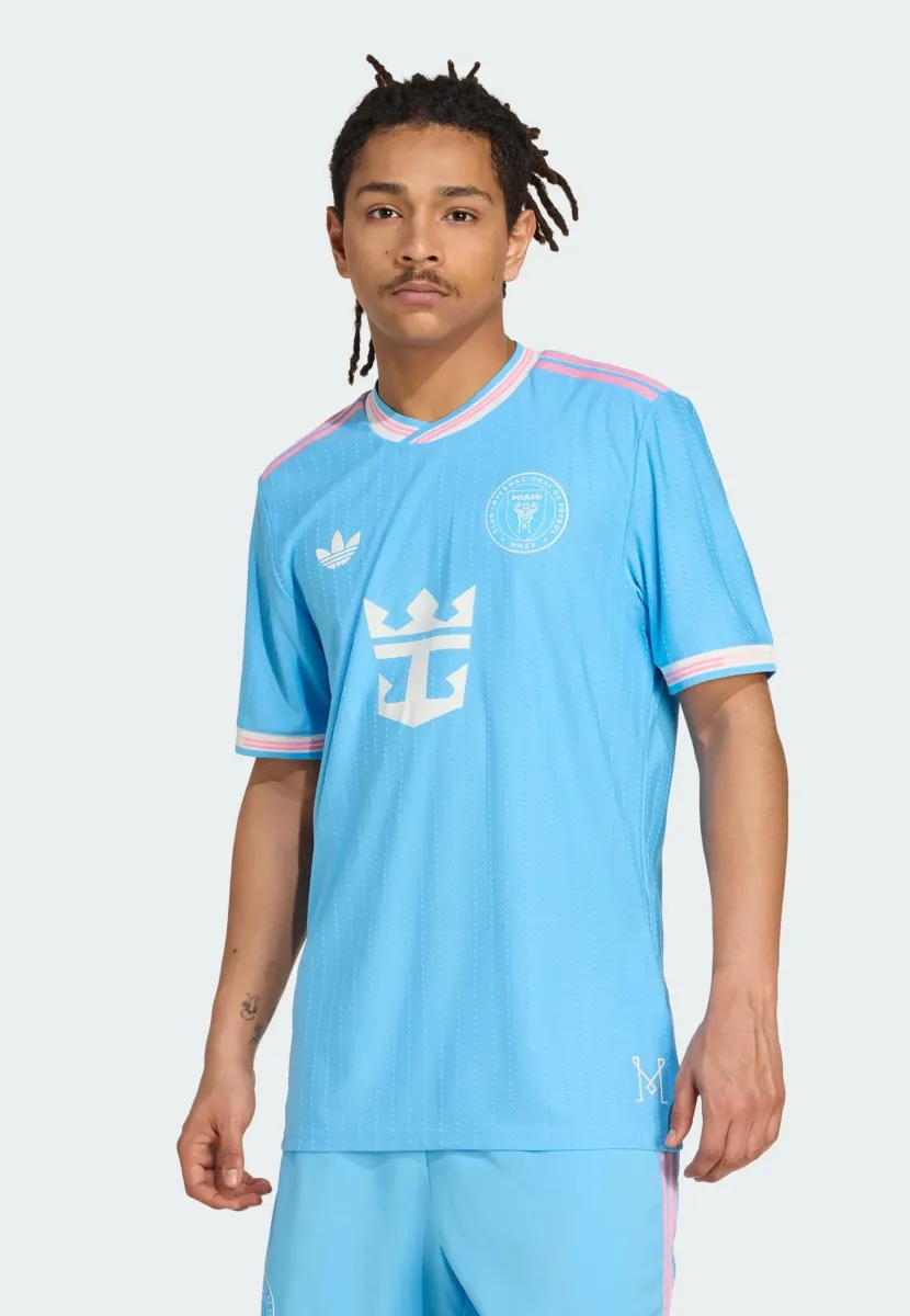 INTER MIAMI CF 2025 THIRD AUTHENTIC JERSEY MESSI - T-Shirt print - semi blue burst