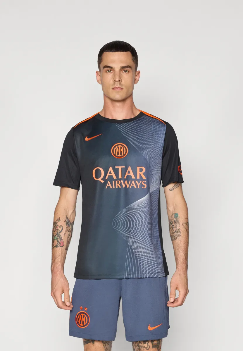 INTER MILAN ACADEMY PRO THIRD - Fußball-Trikot - black/thunder blue/safety orange