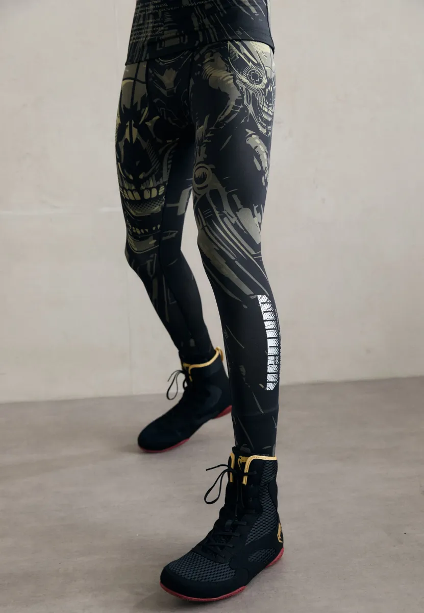 INVADER SPATS - Tights - black/sand