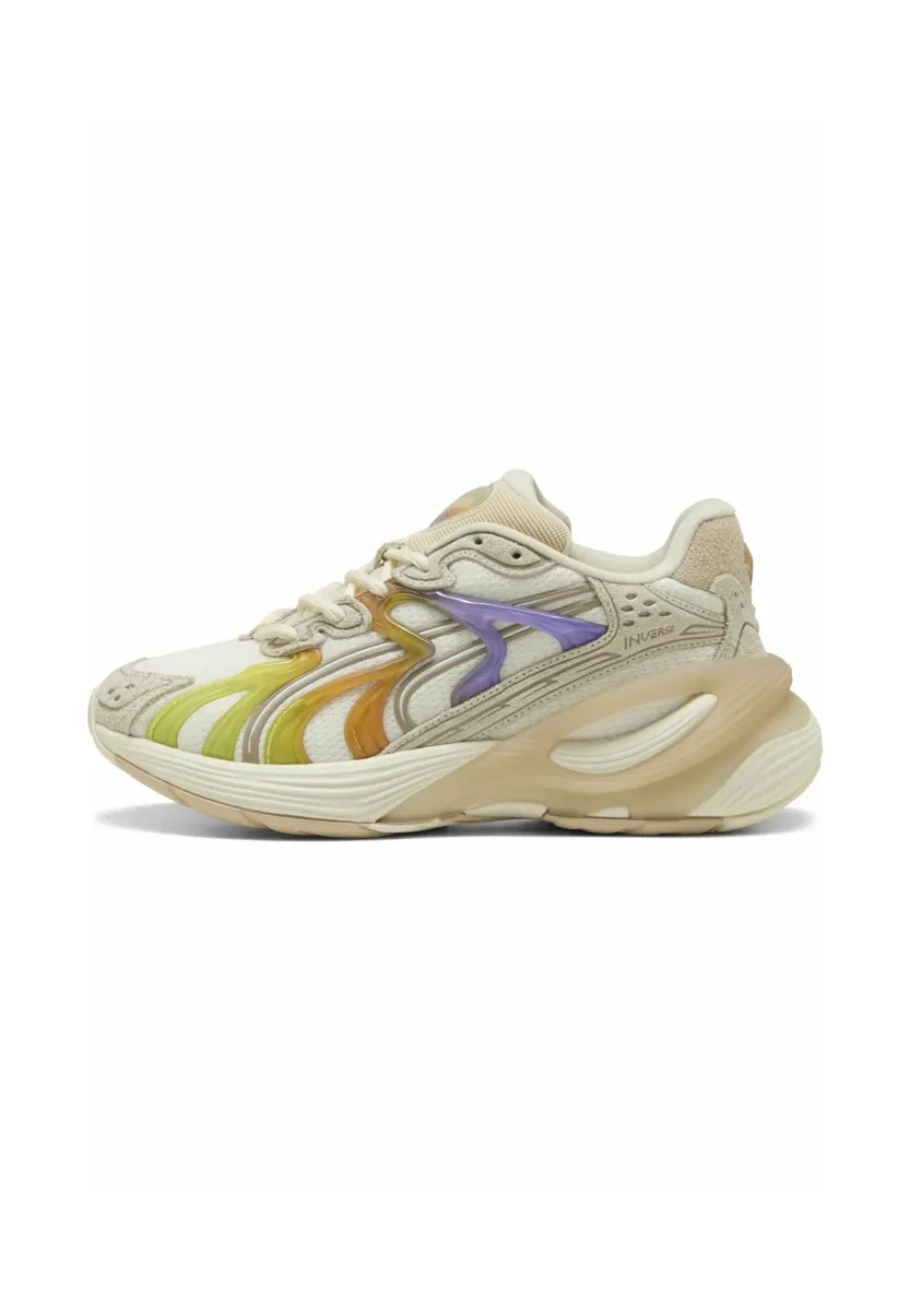INVERSE CANDY PAINT SNEAKERS - Sneaker low - warm white/lavender alert/archive gold