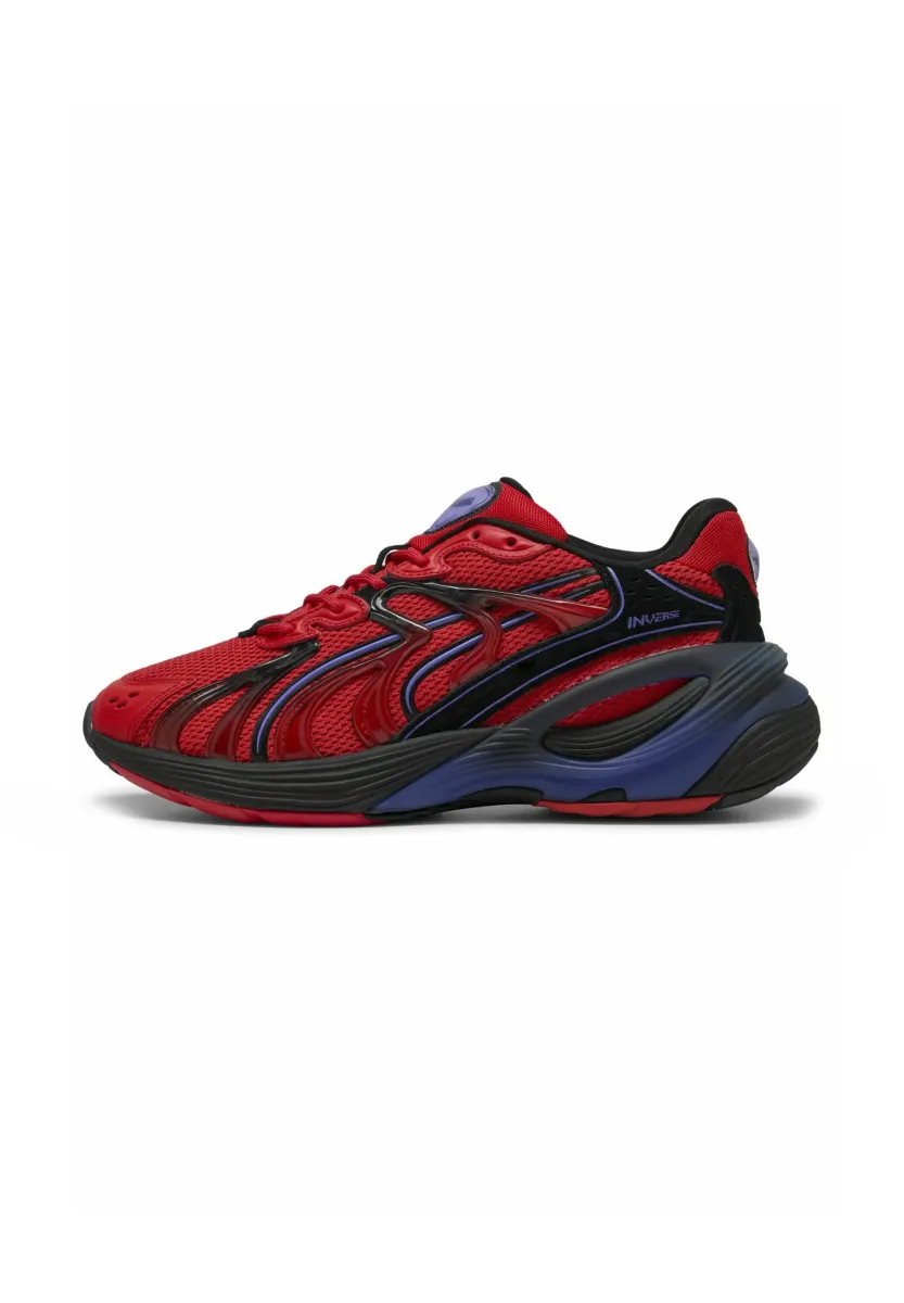INVERSE REV SNEAKERS - Sneaker low - red dark/amethyst/black
