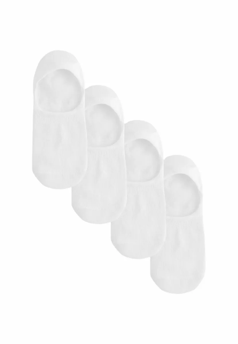 INVISIBLE 4 PACK  - Füßlinge - white