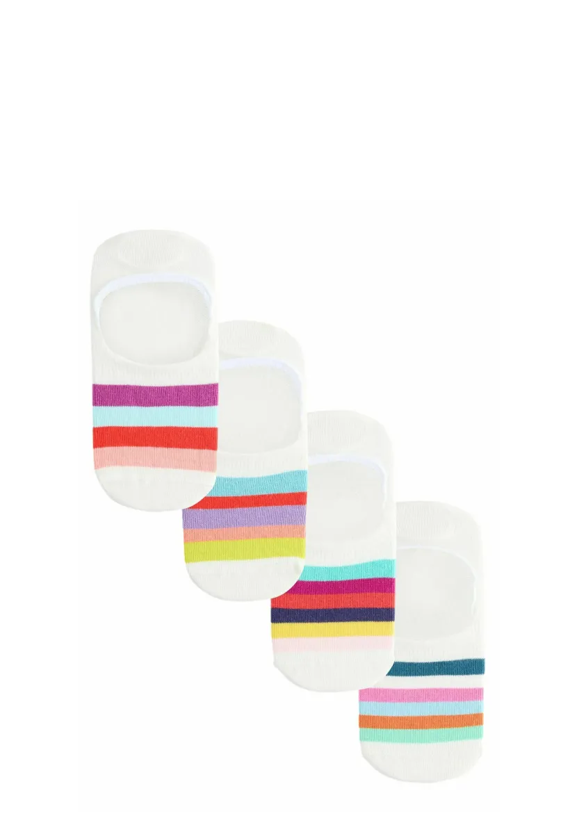 INVISIBLE 4 PACK - Socken - bright stripe
