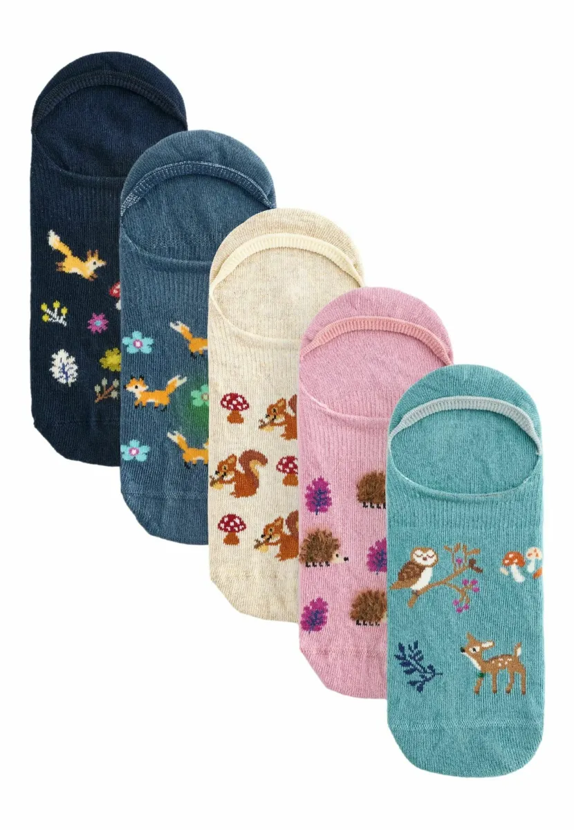 INVISIBLE 5 PACK - Füßlinge - autumn animals