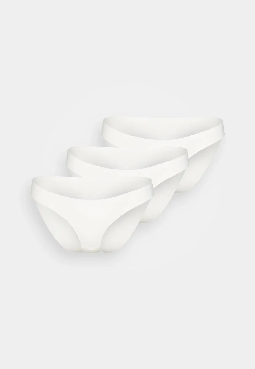 INVISIBLE BRIEF 3 PACK  - Slip - white