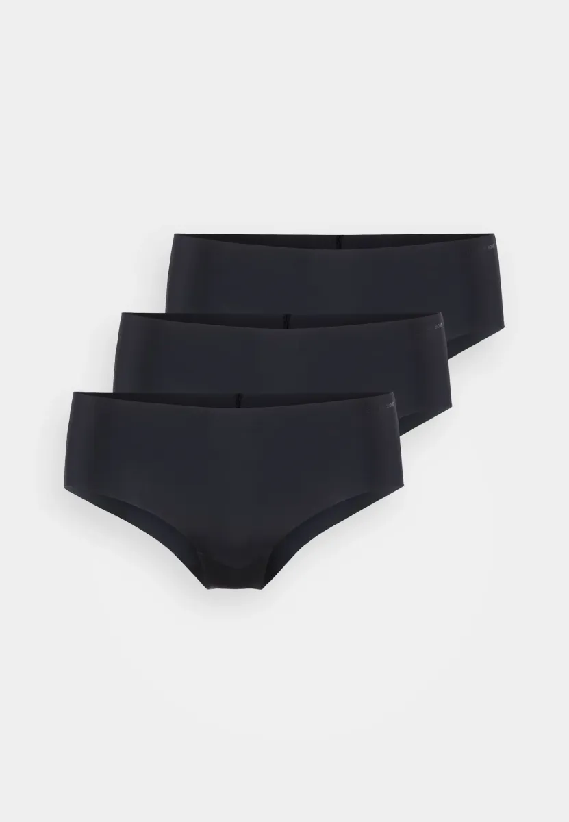 INVISIBLE HIPSTER 3 PACK - Slip - black