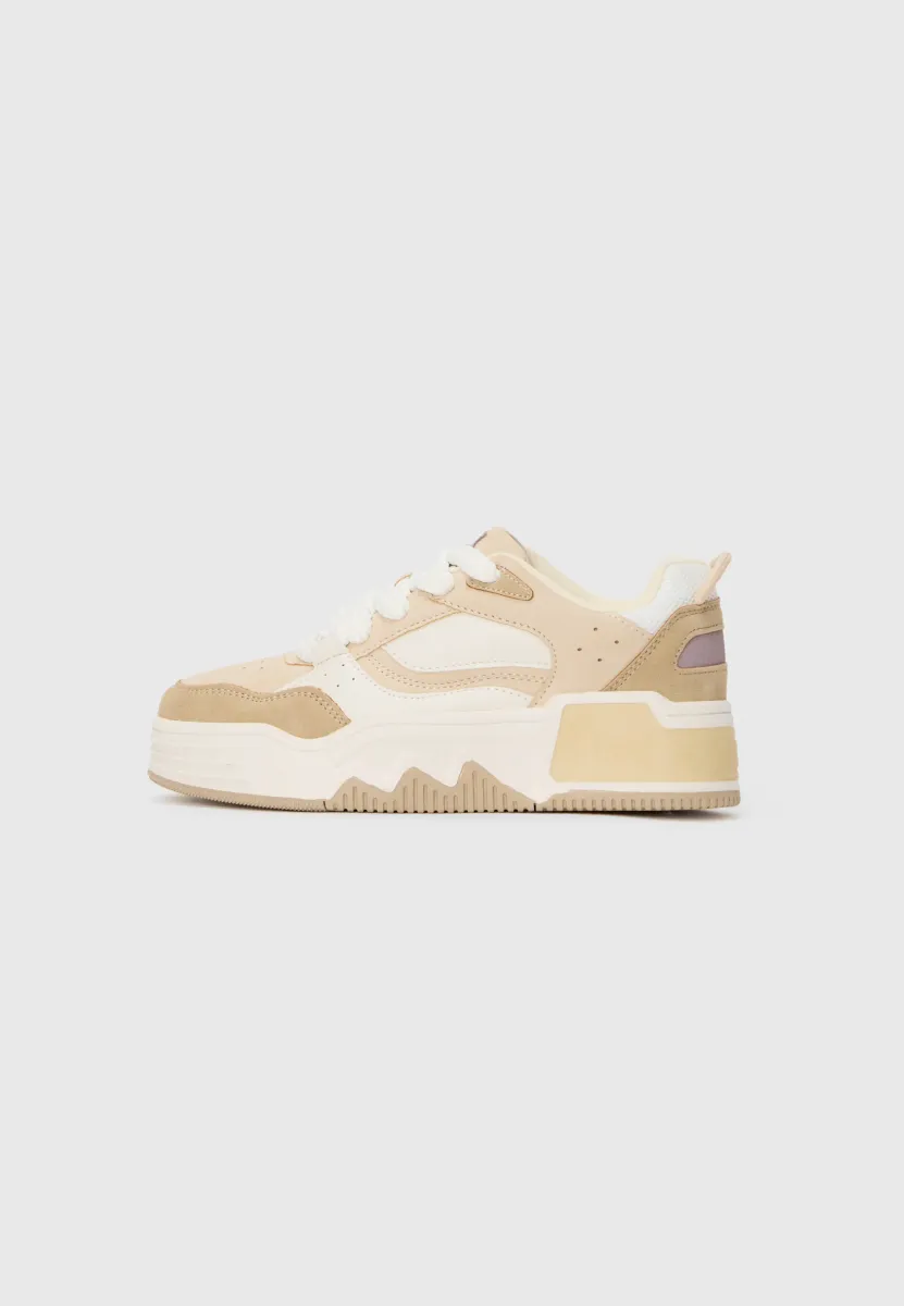 IRINA - Sneaker low - antique white/nougat